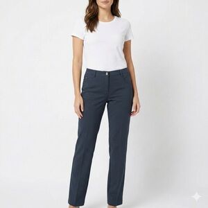 BASLER Cotton Blend 5 Pocket Twill Charcoal Grey Straight Leg Jeans US Sz L